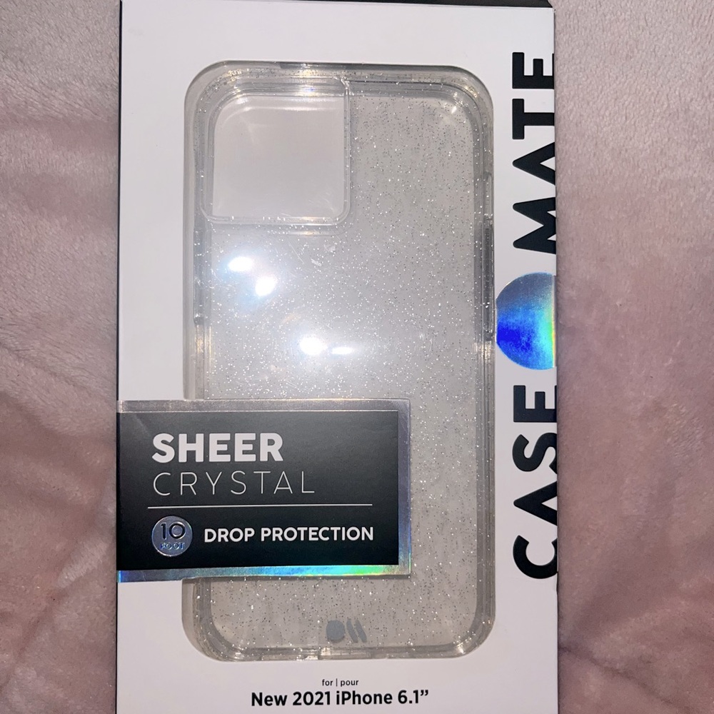 All IPhone cases Clear super durable with thick edges making it drop proof.
